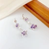 A pair of freshwater pearl stud earrings s925, made of pure silver and silver needles, are a new versatile accessory for women in an ins style. They exude a gentle and light luxury vibe, with a niche design that is cool and stylish, and a sense of sophistication and individuality Item Picture